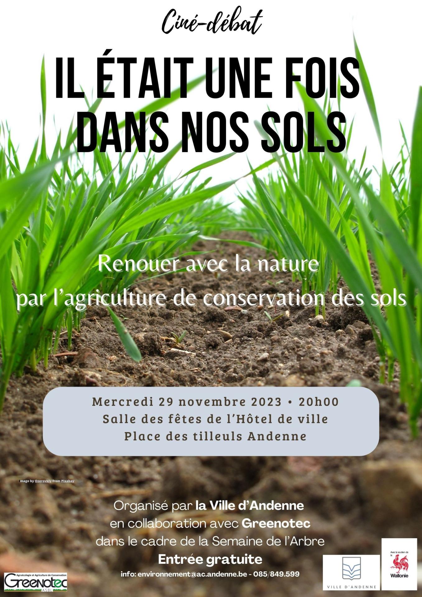 Affiche cinedebat andenne il etait une fois dans nos sols