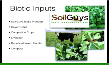 Biotic inputs